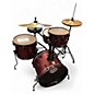 Used Ludwig 4 Piece Questlove Pocket Kit Red Sparkle Drum Kit