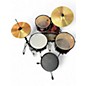 Used Ludwig 4 Piece Questlove Pocket Kit Red Sparkle Drum Kit