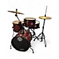Used Ludwig 4 Piece Questlove Pocket Kit Red Sparkle Drum Kit