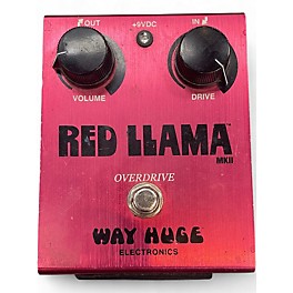 Used Way Huge Electronics WHE203 Red Llama Overdrive Effect Pedal