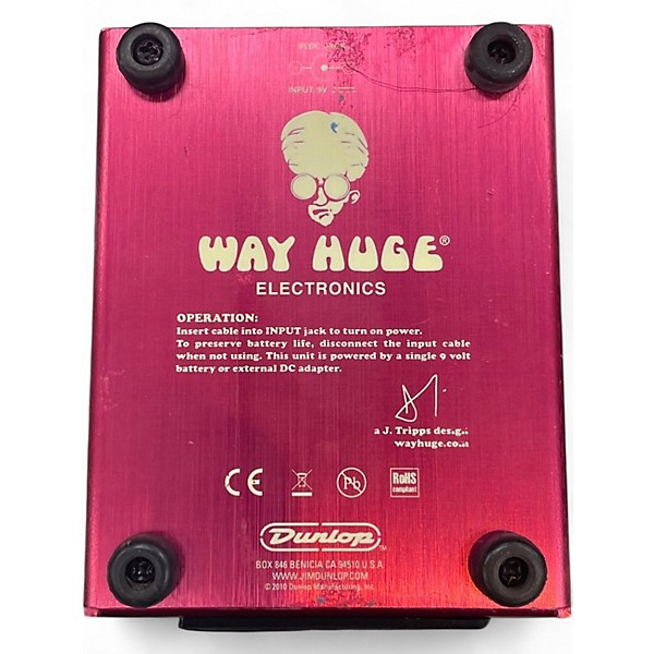 Used Way Huge Electronics WHE203 Red Llama Overdrive Effect Pedal