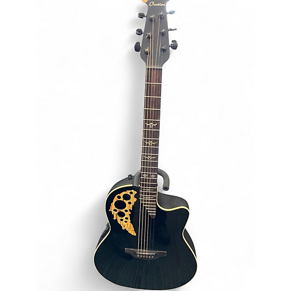 Used Ovation 1778tx elite black Acoustic Electric Guitar