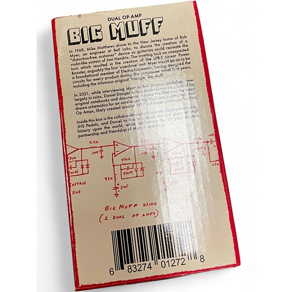 Used Electro-Harmonix BIG MUFF 2 Effect Pedal