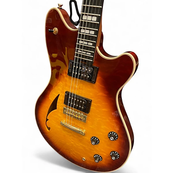 Used EVH SA-126 Special 2 Tone Sunburst Hollow Body Electric Guitar
