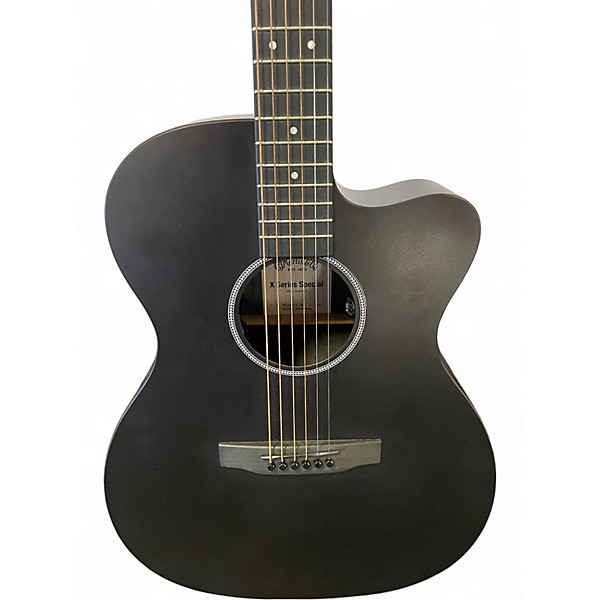 Used Martin X Series Special Black Acoustic Electric Guitar