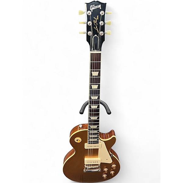Used Gibson 1950S LES PAUL STANDARD P90S Gold Top Solid Body Electric Guitar
