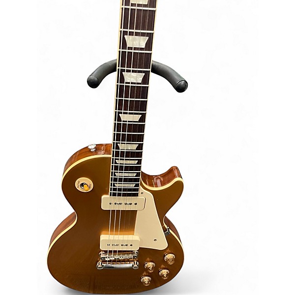 Used Gibson 1950S LES PAUL STANDARD P90S Gold Top Solid Body Electric Guitar