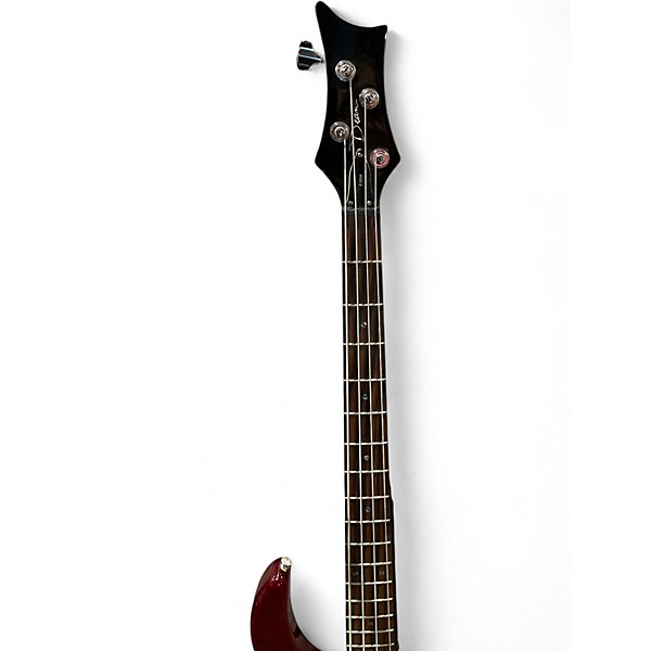 Used Dean Edge 4 String Red Electric Bass Guitar