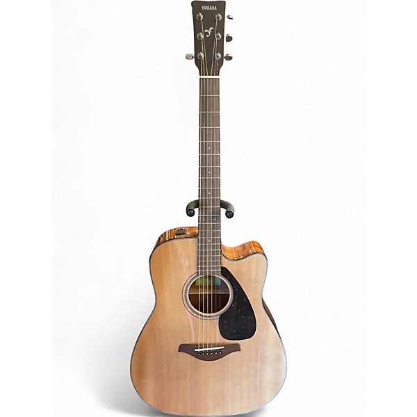 Used Yamaha FGX800C Natural Acoustic Electric Guitar
