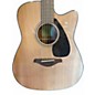 Used Yamaha FGX800C Natural Acoustic Electric Guitar