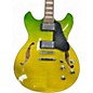 Used Ibanez AS73FM-GVG 5B-01 Trans Green Hollow Body Electric Guitar