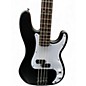 Used Squier P BASS WITH UPGRADES BLACK Electric Bass Guitar