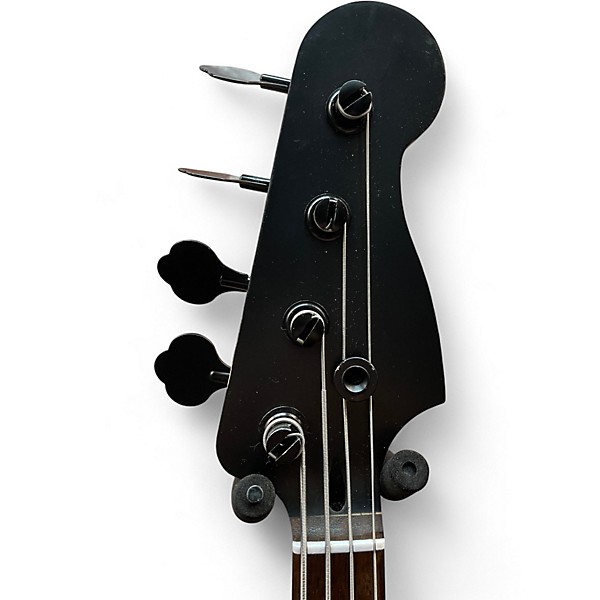 Used Squier P BASS WITH UPGRADES BLACK Electric Bass Guitar