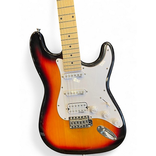 Used Indio DLXPLUS 3 Color Sunburst Solid Body Electric Guitar