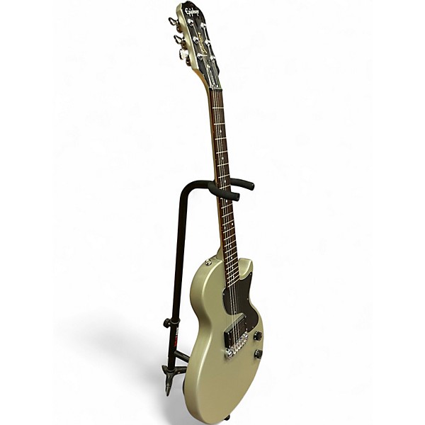 Used Epiphone Les Paul Junior Metallic Silver Solid Body Electric Guitar