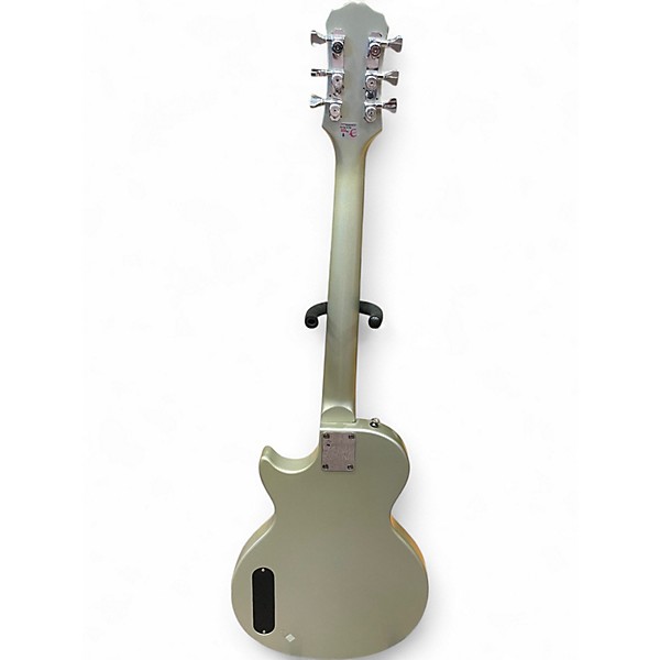 Used Epiphone Les Paul Junior Metallic Silver Solid Body Electric Guitar
