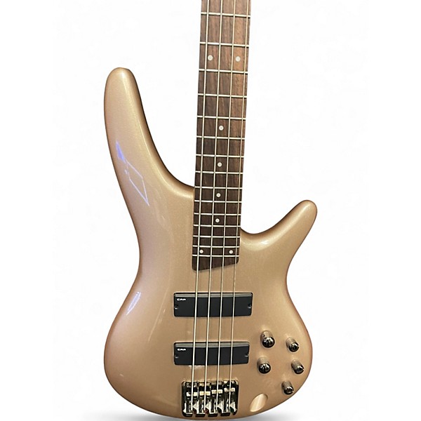 Used Ibanez SR300 Gold Electric Bass Guitar