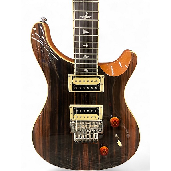 Used PRS SE Custom 24 Floyd Rose Natural Solid Body Electric Guitar