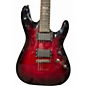 Used 2024 Schecter Guitar Research Demon 6 Crimson Burst Solid Body Electric Guitar