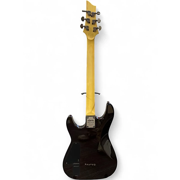 Used 2024 Schecter Guitar Research Demon 6 Crimson Burst Solid Body Electric Guitar