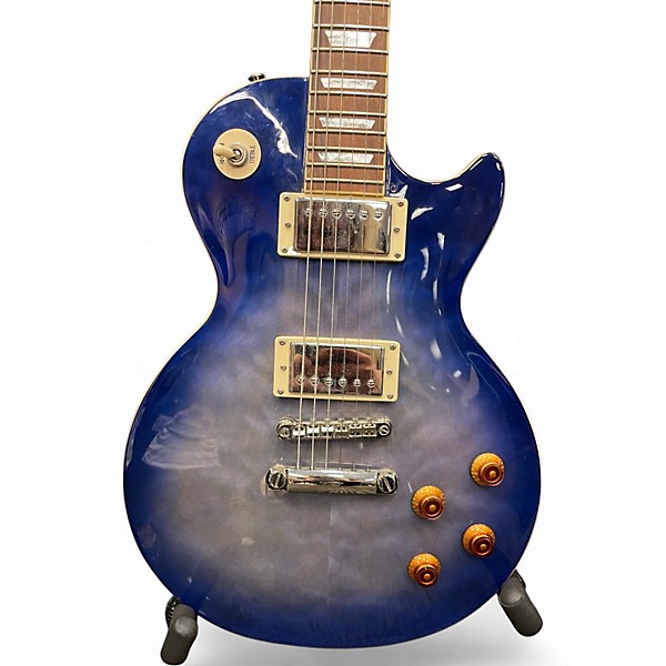 Used Epiphone Les Paul Standard Pro Blue Burst Solid Body Electric Guitar