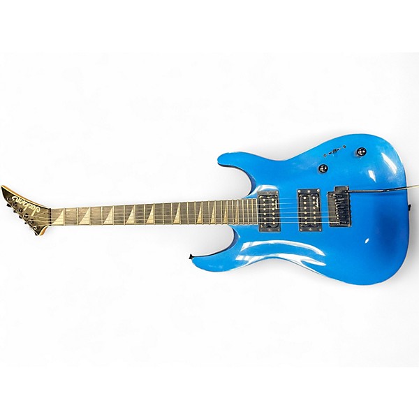 Used Jackson JS22 DKA Metallic Blue Solid Body Electric Guitar
