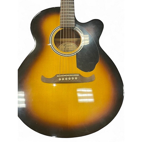 Used Fender FA135CE Concert Sunburst Acoustic Electric Guitar