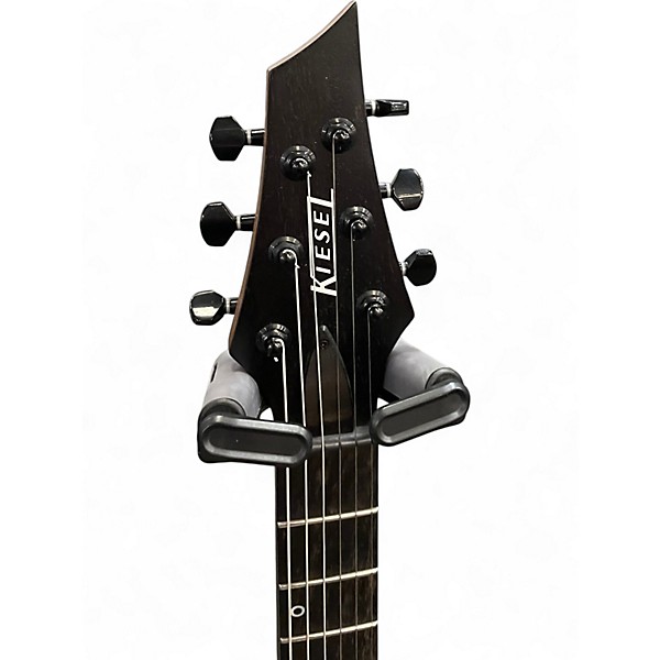 Used Kiesel Aries 6 Bevel Delete Sapphire Blue Cali Burst with Black Burst Edges Solid Body Electric Guitar