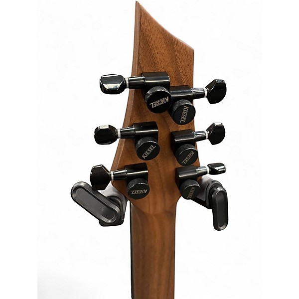 Used Kiesel Aries 6 Bevel Delete Sapphire Blue Cali Burst with Black Burst Edges Solid Body Electric Guitar
