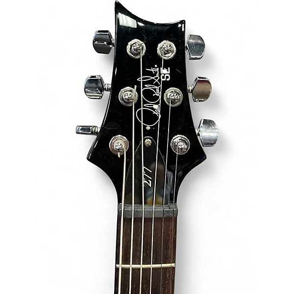 Used PRS SE 277 BLACK AND RED BURST Solid Body Electric Guitar