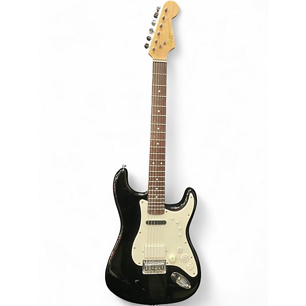 Used Squier Rockband 3 Stratocaster Black Solid Body Electric Guitar