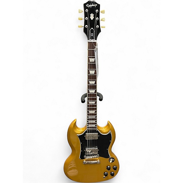 Used Gibson Traditional Pro SG Metallic Gold Solid Body Electric Guitar