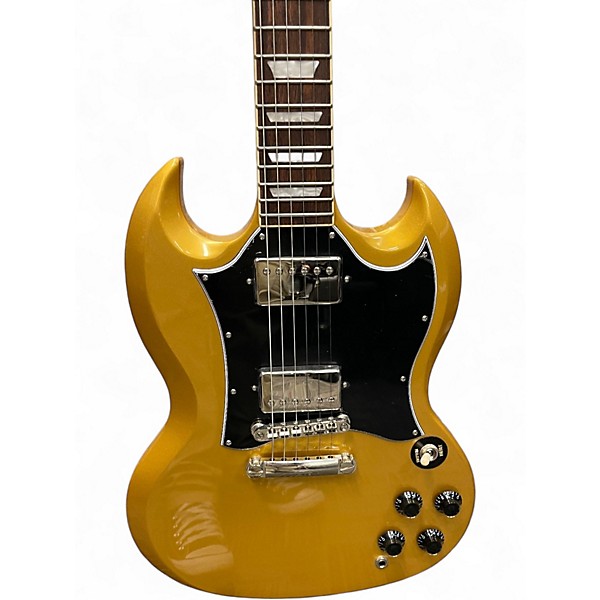 Used Gibson Traditional Pro SG Metallic Gold Solid Body Electric Guitar