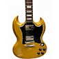Used Gibson Traditional Pro SG Metallic Gold Solid Body Electric Guitar