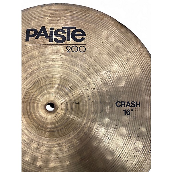 Used Paiste 16in 200 Cymbal