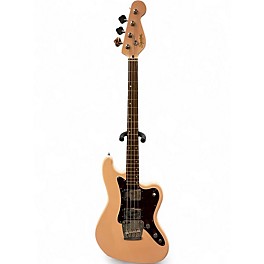 Used Squier PARANORMAL FSR RASCAL BASS Shell Pink Electric Bass Guitar
