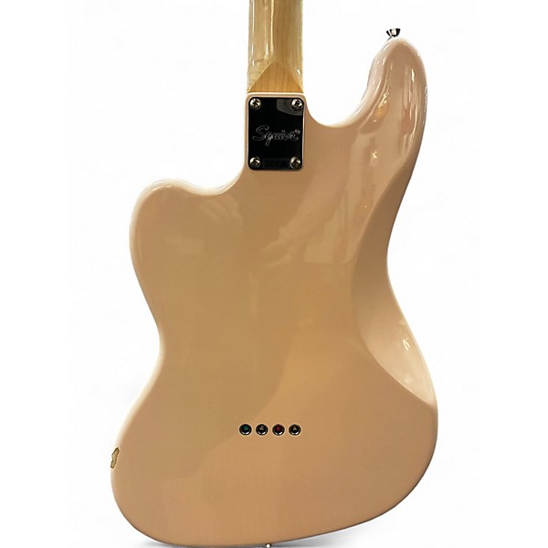 Used Squier PARANORMAL FSR RASCAL BASS Shell Pink Electric Bass Guitar