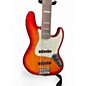 Used Squier JAZZ BASS 2 Tone Sunburst Electric Bass Guitar