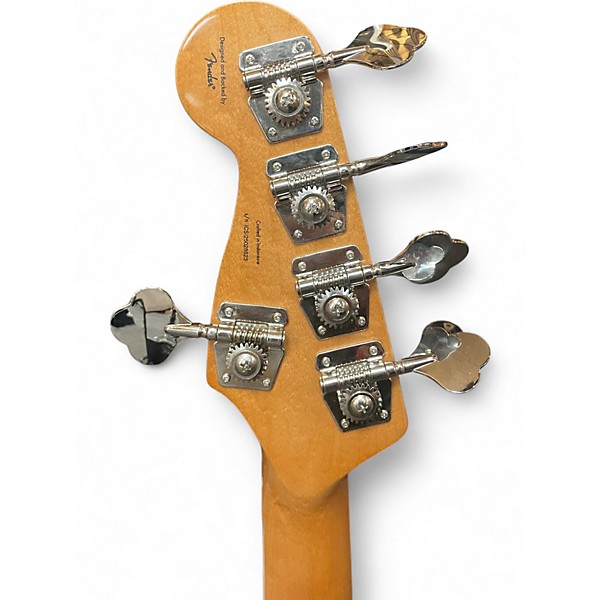 Used Squier JAZZ BASS 2 Tone Sunburst Electric Bass Guitar