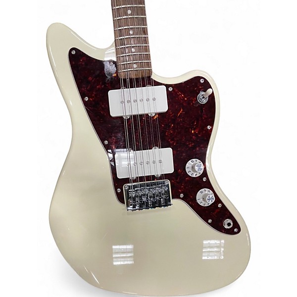 Used Squier Paranormal Jazzmaster XII Olympic White Solid Body Electric Guitar