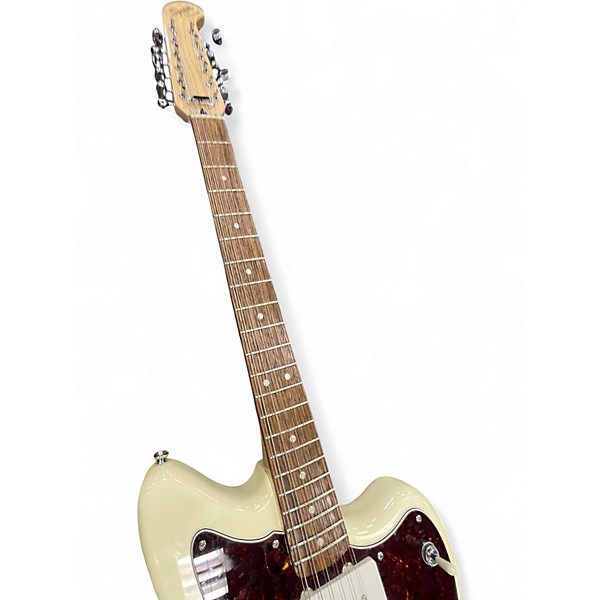 Used Squier Paranormal Jazzmaster XII Olympic White Solid Body Electric Guitar