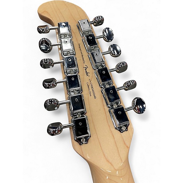 Used Squier Paranormal Jazzmaster XII Olympic White Solid Body Electric Guitar