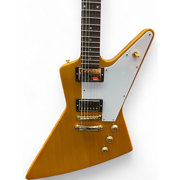 Used Epiphone inspired by Gibson Custom Shop ‘58 KORINA Explorer Korina Solid Body Electric Guitar