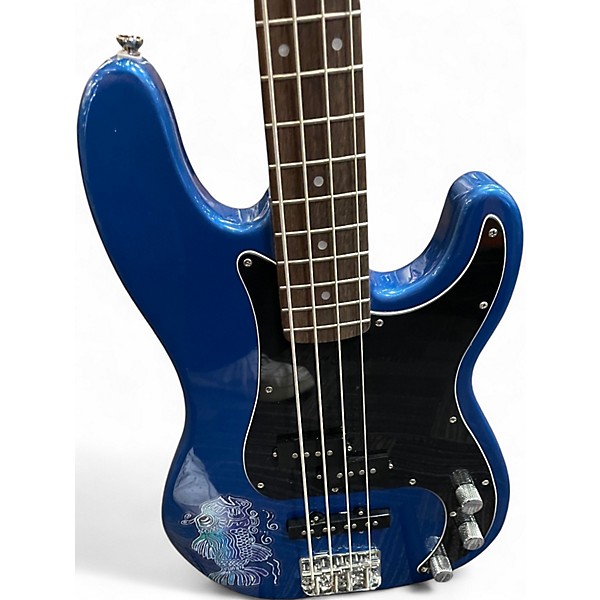 Used Squier Affinity Precision Bass Royal Blue Electric Bass Guitar