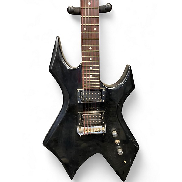 Used B.C. Rich Bronze Series Warlock BLACK Solid Body Electric Guitar