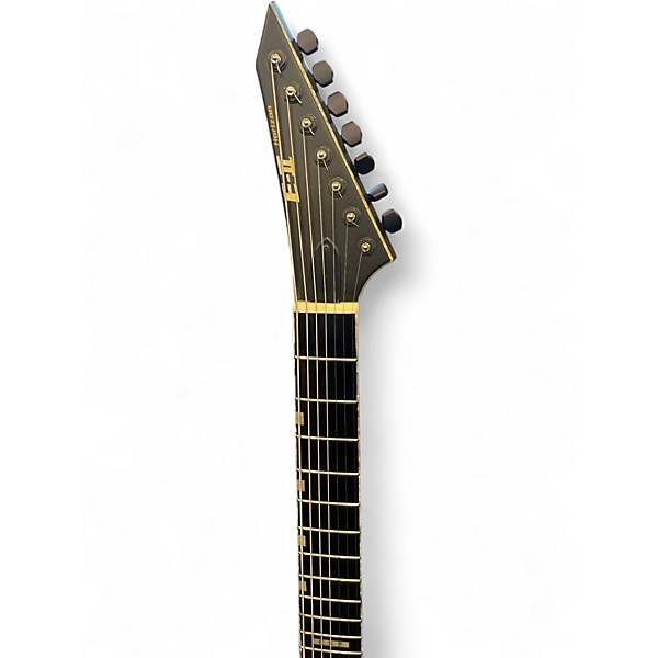 Used ESP E-II Horizon 7-String Baritone Satin Black Solid Body Electric Guitar
