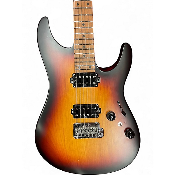 Used Ibanez AZ2402-TFF TRI FADE BURST FLAT Solid Body Electric Guitar