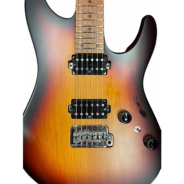 Used Ibanez AZ2402-TFF TRI FADE BURST FLAT Solid Body Electric Guitar