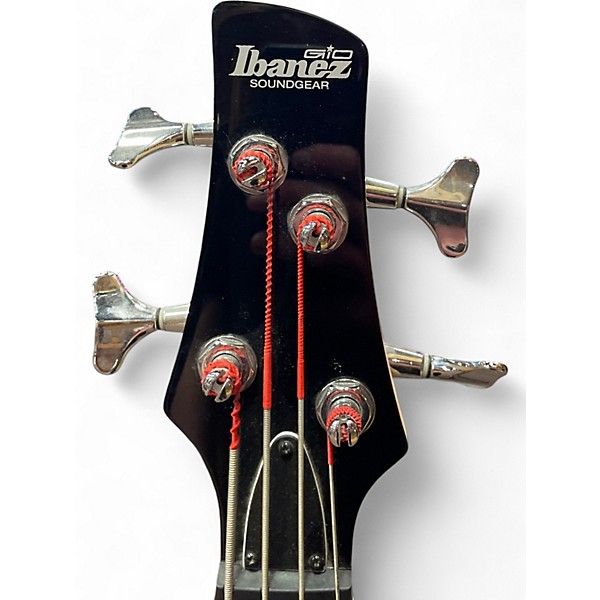 Used Ibanez GSR200 Trans Red Electric Bass Guitar