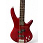 Used Ibanez GSR200 Trans Red Electric Bass Guitar